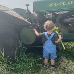 Jamie Kay Blue overalls